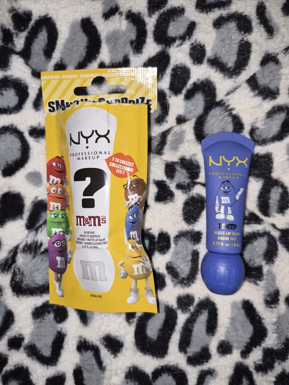 NYX Professional Makeup M&M's Matte Lip Balm - Vibrant Blue Tube